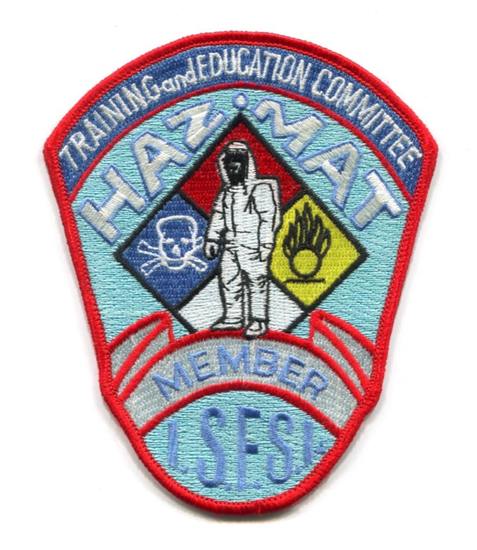 International Society of Fire Service Instructors ISFSI HazMat Fire Patch Virginia VA