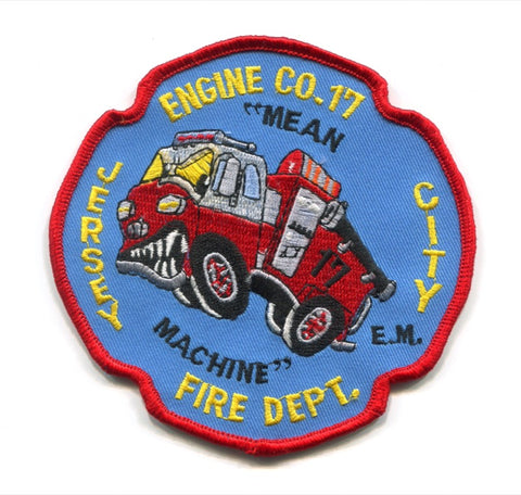 Jersey City Fire Department Engine 17 Patch New Jersey NJ