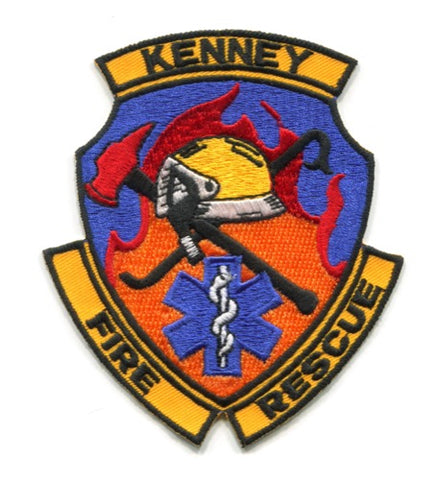 Kenney Fire Rescue Department Patch Illinois IL