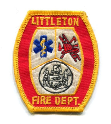Littleton Fire Department Patch Massachusetts MA