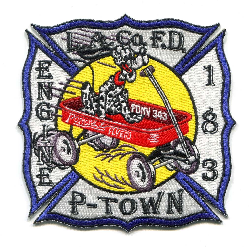 Los Angeles County Fire Department Engine 183 Patch California CA