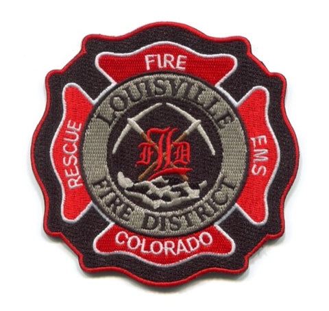 Louisville Fire District Patch Colorado CO