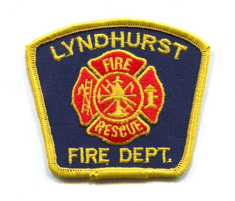 Lyndhurst Fire Rescue Department Patch New Jersey NJ
