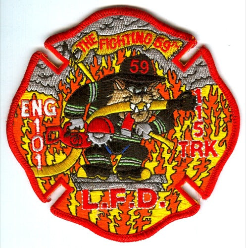 Lyons Fire Department Engine 101 Truck 115 Patch New Jersey NJ