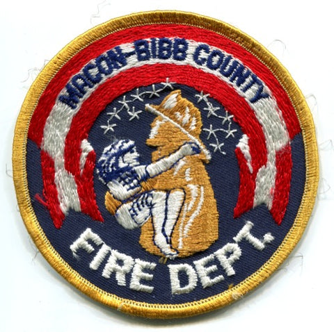 Macon Bibb County Fire Department Patch Georgia GA