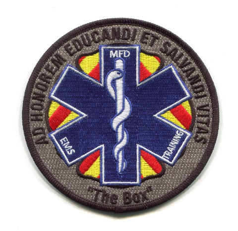 Memphis Fire Department EMS Training Patch Tennessee TN