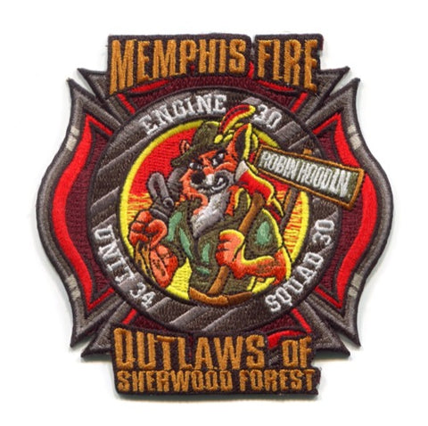Memphis Fire Department Station 30 Patch Tennessee TN