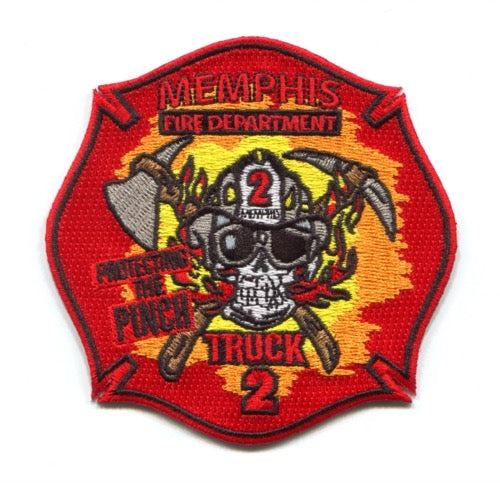 Memphis Fire Department Truck 2 Patch Tennessee TN