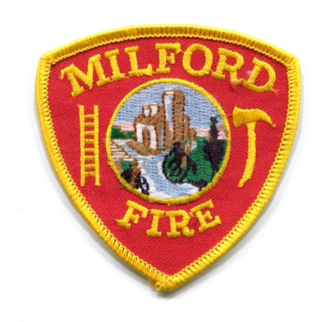 Milford Fire Department Patch Massachusetts MA