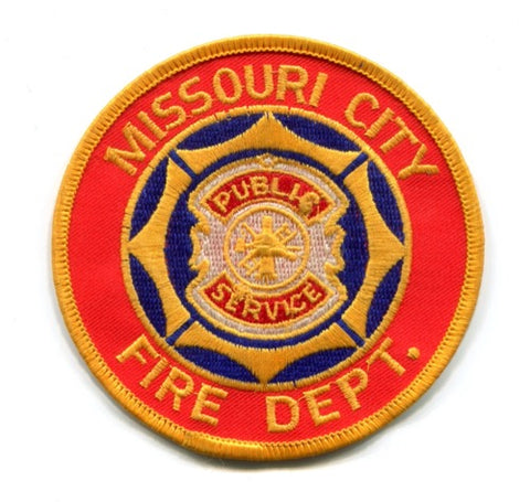 Missouri City Fire Department Patch Texas TX