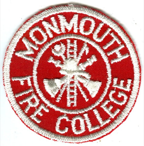 Monmouth Fire College Patch New Jersey NJ
