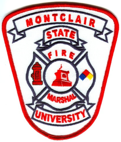 Montclair State University Fire Department Fire Marshal Patch New Jersey NJ