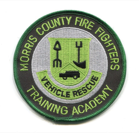 Morris County Fire Fighters Training Academy Vehicle Rescue Patch New Jersey NJ