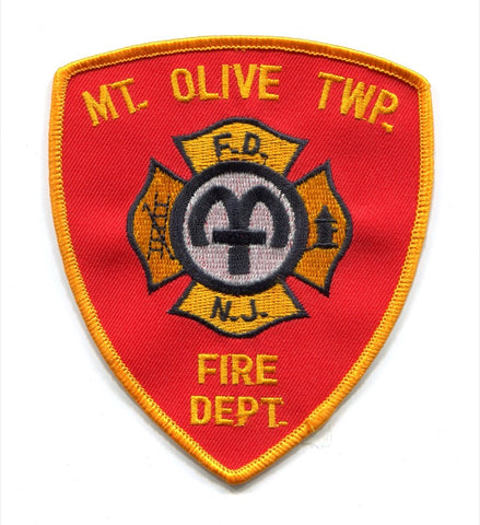 Mount Olive Township Fire Department Patch New Jersey NJ