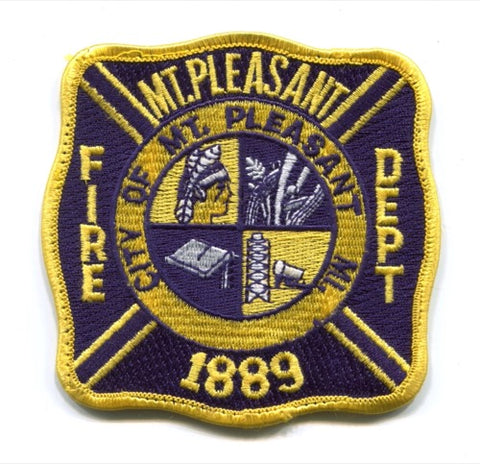 Mount Pleasant Fire Department Patch Michigan MI