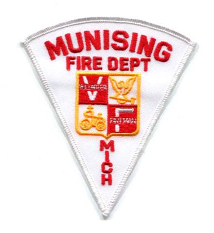 Munising Fire Department Volunteer Fireman Patch Michigan MI