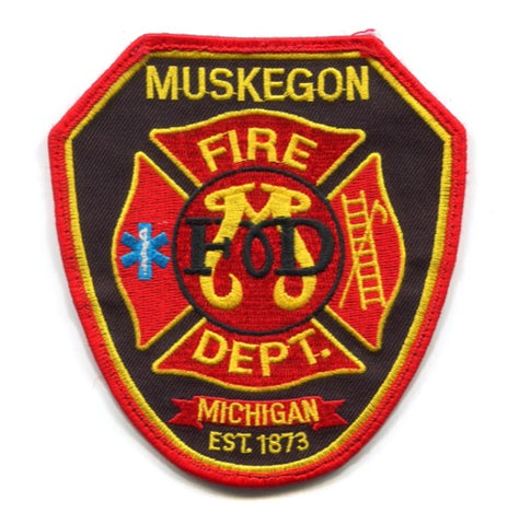 Muskegon Fire Department Patch Michigan MI