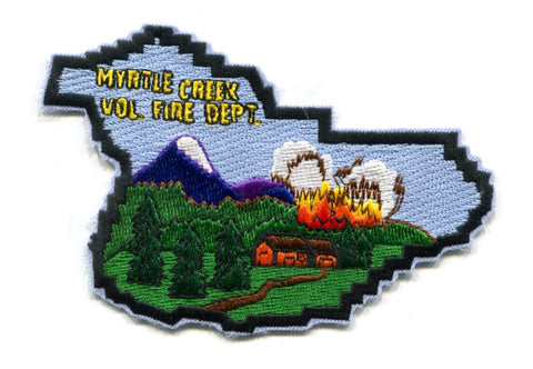Myrtle Creek Volunteer Fire Department Patch Oregon OR