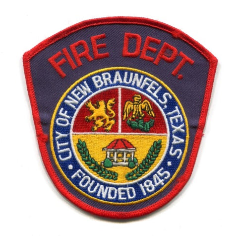 New Braunfels Fire Department Patch Texas TX