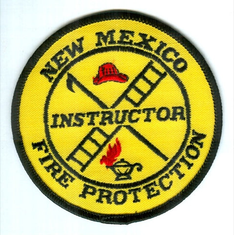 New Mexico State Fire Protection Instructor Patch New Mexico NM