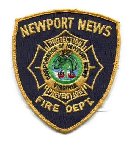 Newport News Fire Department Patch Virginia VA
