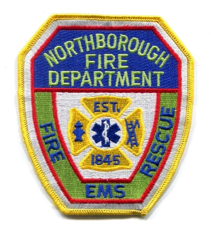 Northborough Fire Rescue EMS Department Patch Massachusetts MA