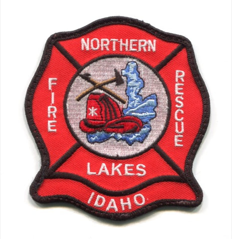 Northern Lakes Fire Rescue Department Patch Idaho ID