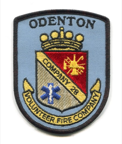 Odenton Volunteer Fire Company 28 Patch Maryland MD