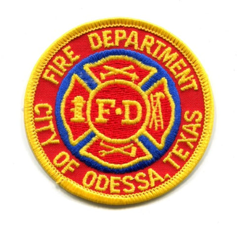 Odessa Fire Department Patch Texas TX