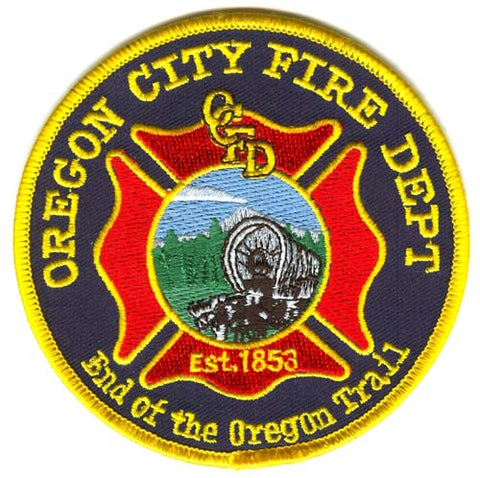 Oregon City Fire Department Patch Oregon OR