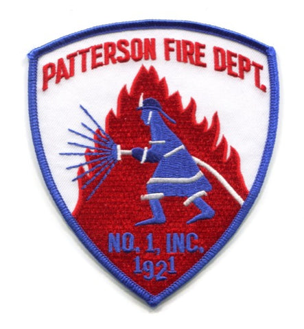 Patterson Fire Department Number 1 Inc Patch New York NY