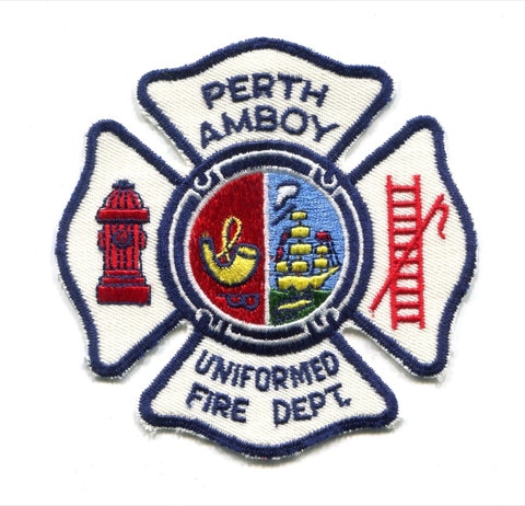 Perth Amboy Uniformed Fire Department Patch New Jersey NJ