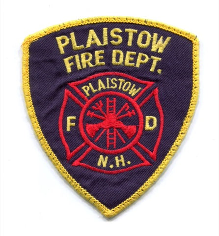 Plaistow Fire Department Patch New Hampshire NH