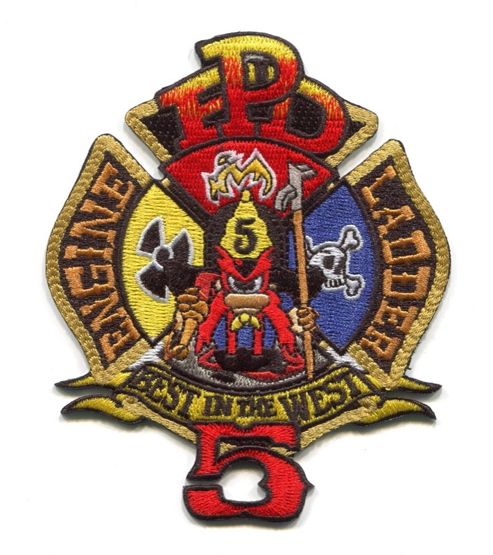 Plano Fire Department Station 5 Patch Texas TX