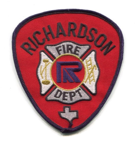 Richardson Fire Department Patch Texas TX
