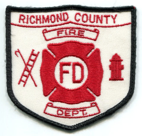 Richmond County Fire Department Patch Georgia GA