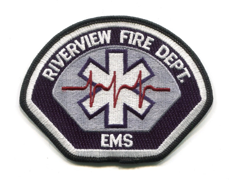 Riverview Fire Department EMS Patch Michigan MI