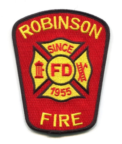 Robinson Fire Department Patch Texas TX