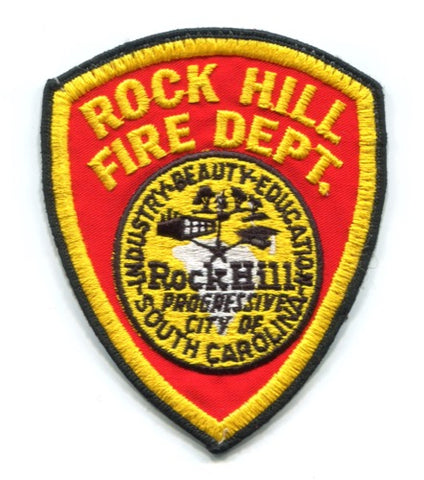 Rock Hill Fire Department Patch South Carolina SC