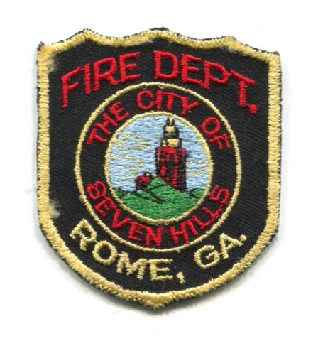Rome Fire Department Patch Georgia GA