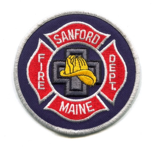 Sanford Fire Department Patch Maine ME
