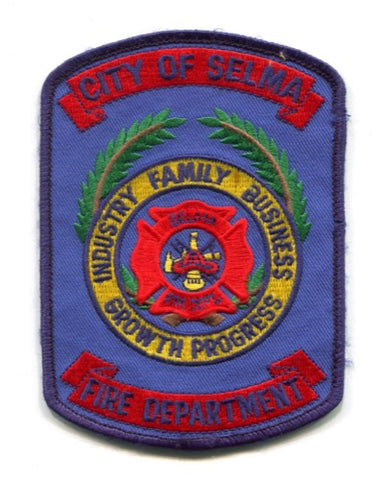 Selma Fire Department Patch Texas TX