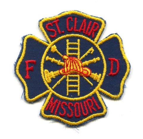 Saint Clair Fire Department Patch Missouri MO