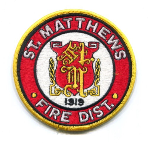 Saint Matthews Fire District Patch Kentucky KY