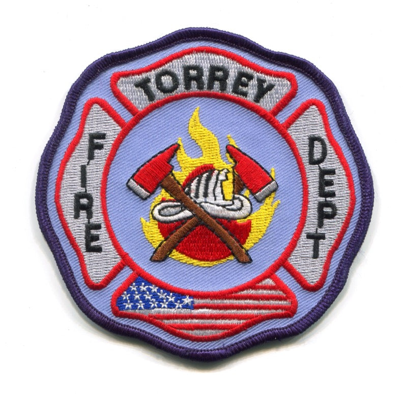 Torrey Fire Department Patch Utah UT