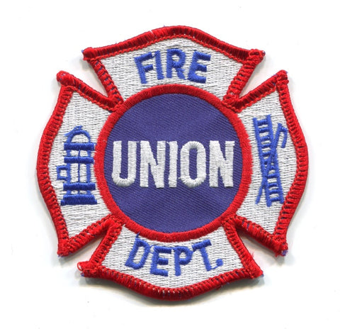 Union Fire Department Patch New Jersey NJ