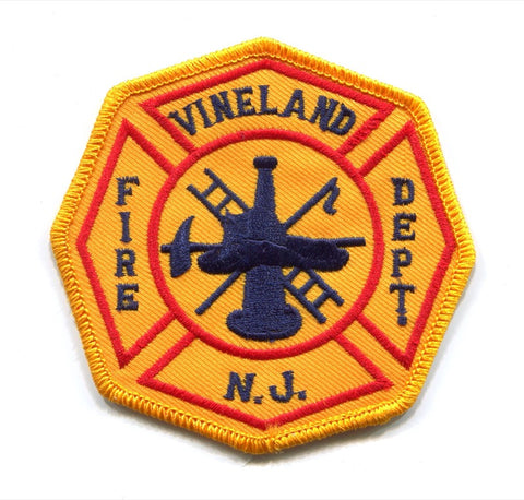 Vineland Fire Department Patch New Jersey NJ