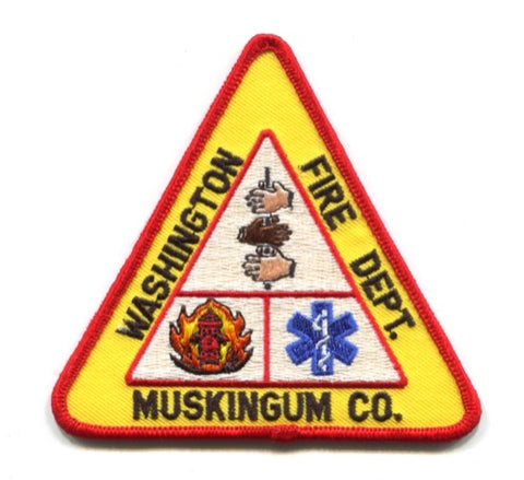 Washington Fire Department Muskingum County Patch Ohio OH