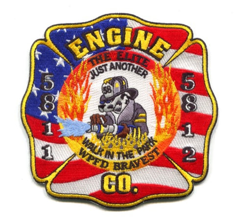 Washington Park Fire Department Engine Company 5811 5812 Patch Illinois IL