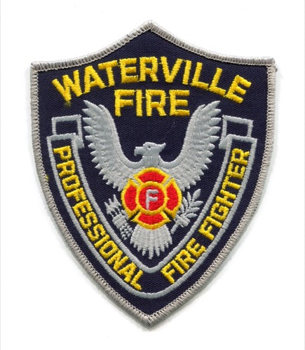 Waterville Fire Department Professional Firefighter Patch Maine ME